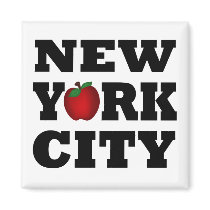 New York City  (Big Apple) Refrigerator Magnets
