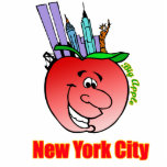 New York City Big Apple photo sculptures