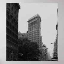 New York City black and white photography poster