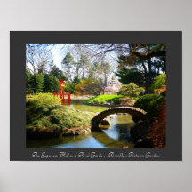 New York City - Brooklyn Botanic Garden Poster