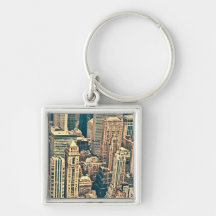 New York City Buildings Key Chain