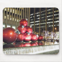 New York City Christmas Mouse Pad