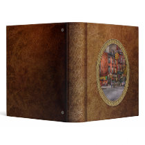 New York - City - Corner of One way & This way Vinyl Binder