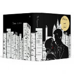 New York City Couple Silhouette Binder