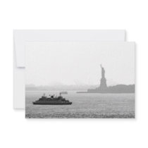 New York City Harbour - Statue of Liberty Personalized Invitation