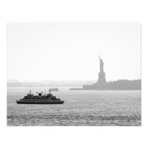 New York City Harbour - Statue of Liberty Personalized Invites