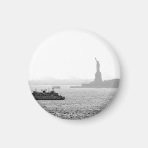 New York City Harbour - Statue of Liberty Fridge Magnets