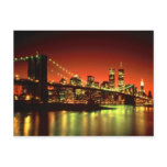 New York City  Lights Postcard