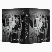 New York City Photo Album 3 Ring Binder