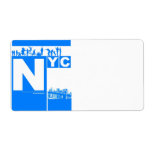 New York City Poster Labels