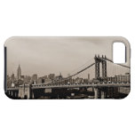 New York City Skyline and Manhattan Bridge iPhone 5 Covers