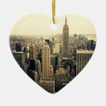 New York City Skyline Christmas Ornament