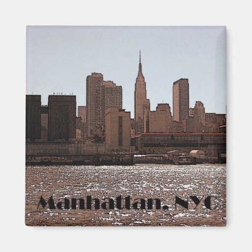 New York City Skyline Magnet