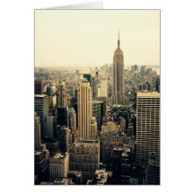 New York City Skyline Midtown Cards