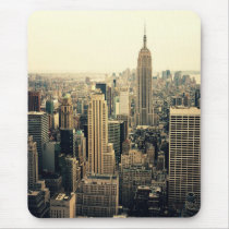 New York City Skyline Midtown Mousepads