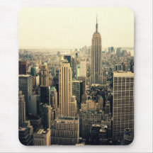 New York City Skyline Midtown Mousepads