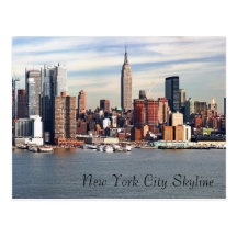 New York City Skyline Postcard