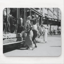 New York City Streetcar, 1913 Mousepads