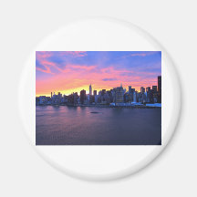New York City Sunset Magnets