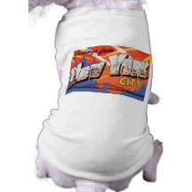 New York City Vintage Travel Dog Clothes