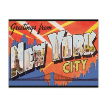 New York City Vintage Travel Post Cards