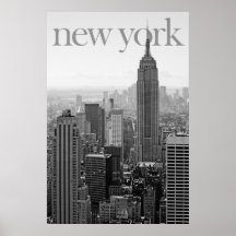 new york cityscape print