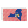 New York Flag Map Custom Photo Card
