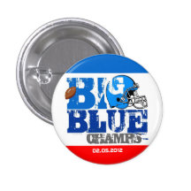 New York Football Champs 2012 Button