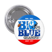 New York Football Champs Years Button