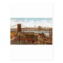 New York from Brooklyn Post Card