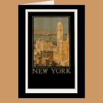 New York from Glasgow by the Anchor Line cards