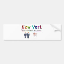 New York Gay Marriage Bumper Sticker