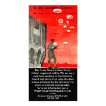 New York Guard Recruiting Pamphlet Photo Card Template