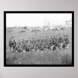 New York Infantry in Bealeton, VA 1863 Print