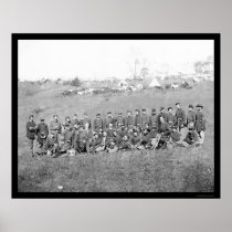 New York Infantry in Bealeton, VA 1863 Print