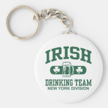 New York Irish Drinking Team Key Chains
