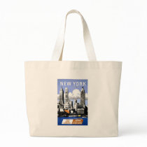 New York Irish International Airlines Canvas Bag