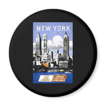 New York Irish International Airlines Refrigerator Magnets