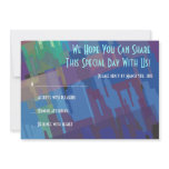 New York Lady Liberty Bar Bat Mitzvah Reply Card Custom Invites
