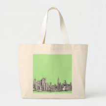 New York lime green Bags