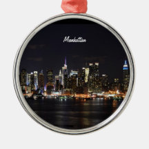 NEW YORK: Manhattan Skyline Ornament