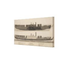 New York, New York Stretched Canvas Print
