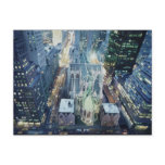 "New York Nightlights" Watercolor Art Postcards