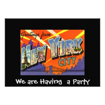 New York Private Party Invitation