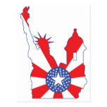 new york puerto rico symbol merged post cards