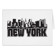 New York Skyline Greeting Cards