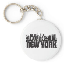 New York Skyline Keychain