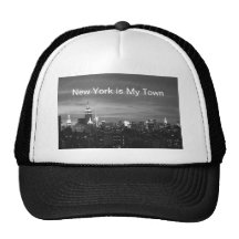 New York Skyline Mesh Hats