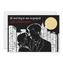 New York Skyline Silhouette- Larger Invite