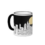 New York Skyline Silhouette mugs